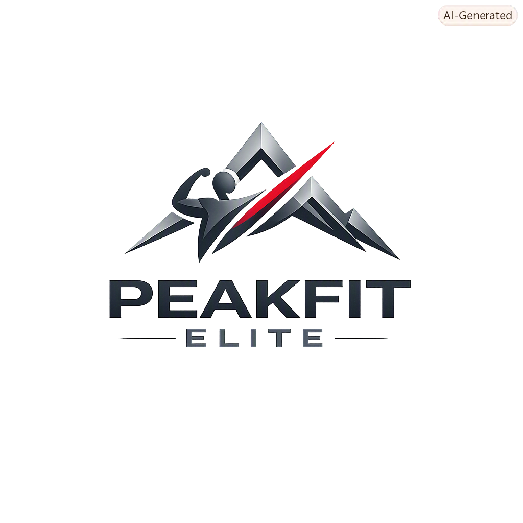 PeakFit Elite premium fitness gym logo